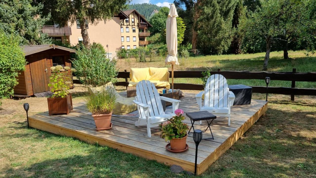Ferienwohnung Saegemuehle Unterreichenbach Ngoại thất bức ảnh